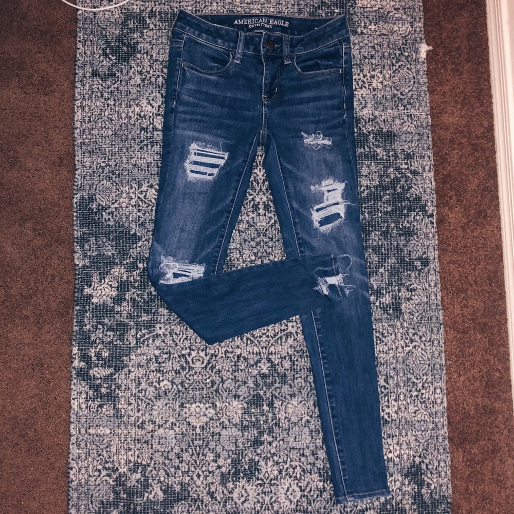 American Eagle Distressed Skinny Jeans